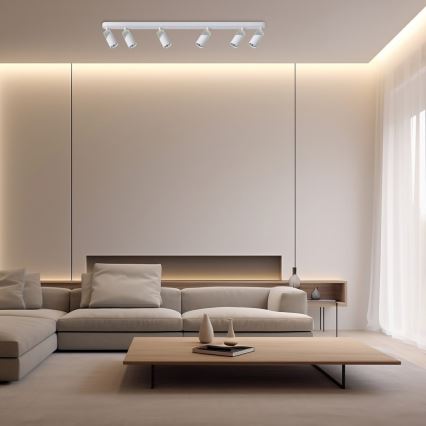 Foco NEO 6xGU10/8W/230V branco