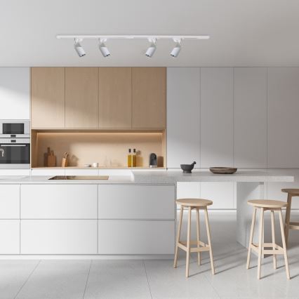 Foco NEO para sistema de carril 1xGU10/8W/230V branco