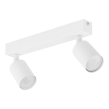 Foco NEX 2xGU10/10W/230V branco