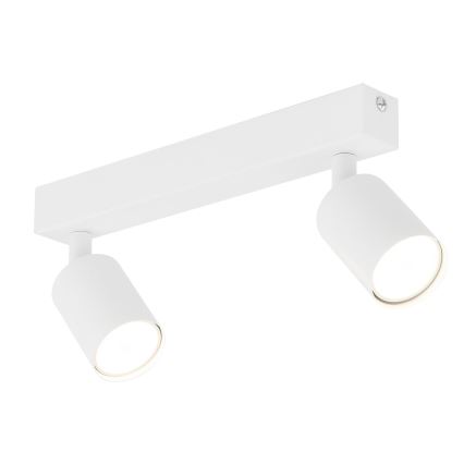 Foco NEX 2xGU10/10W/230V branco