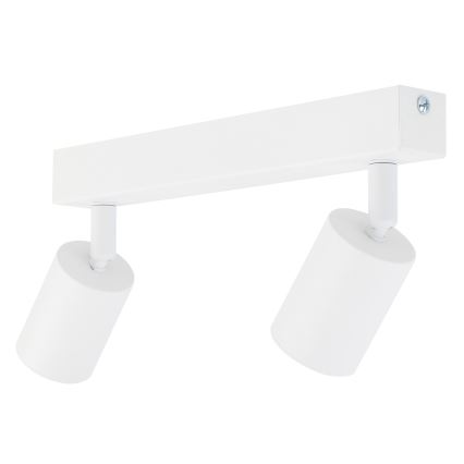 Foco NEX 2xGU10/10W/230V branco