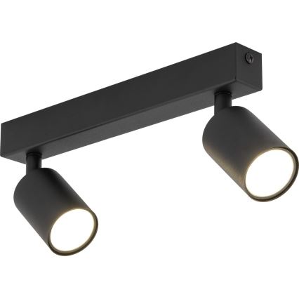 Foco NEX 2xGU10/10W/230V preto