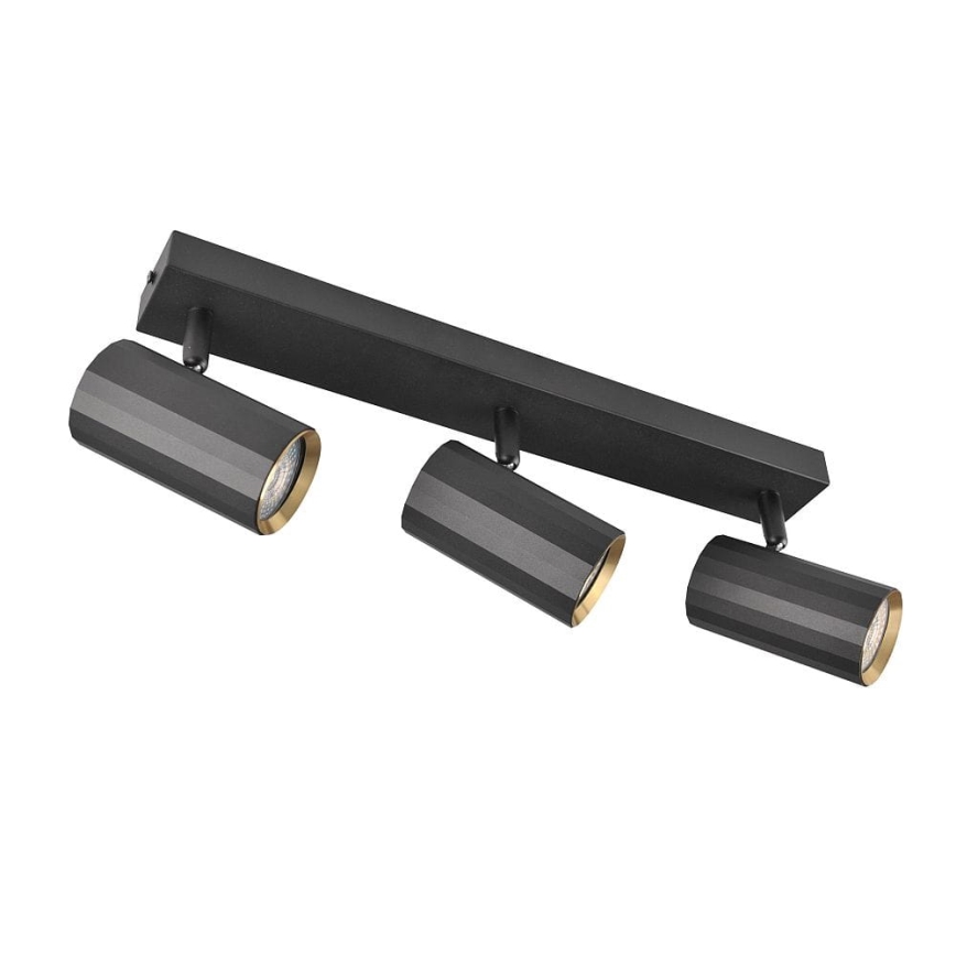 Foco NICEA 3xGU10/10W/230V preto