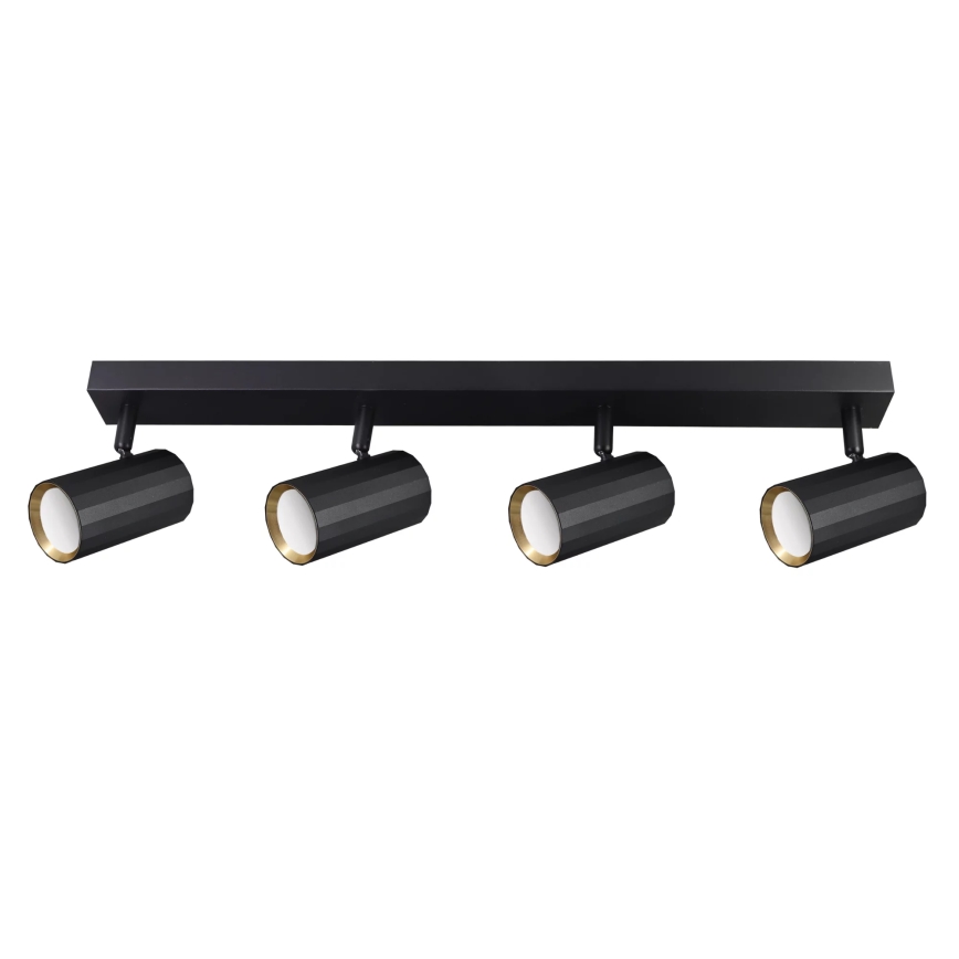 Foco NICEA 4xGU10/10W/230V preto