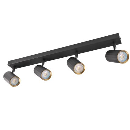 Foco NICEA 4xGU10/10W/230V preto