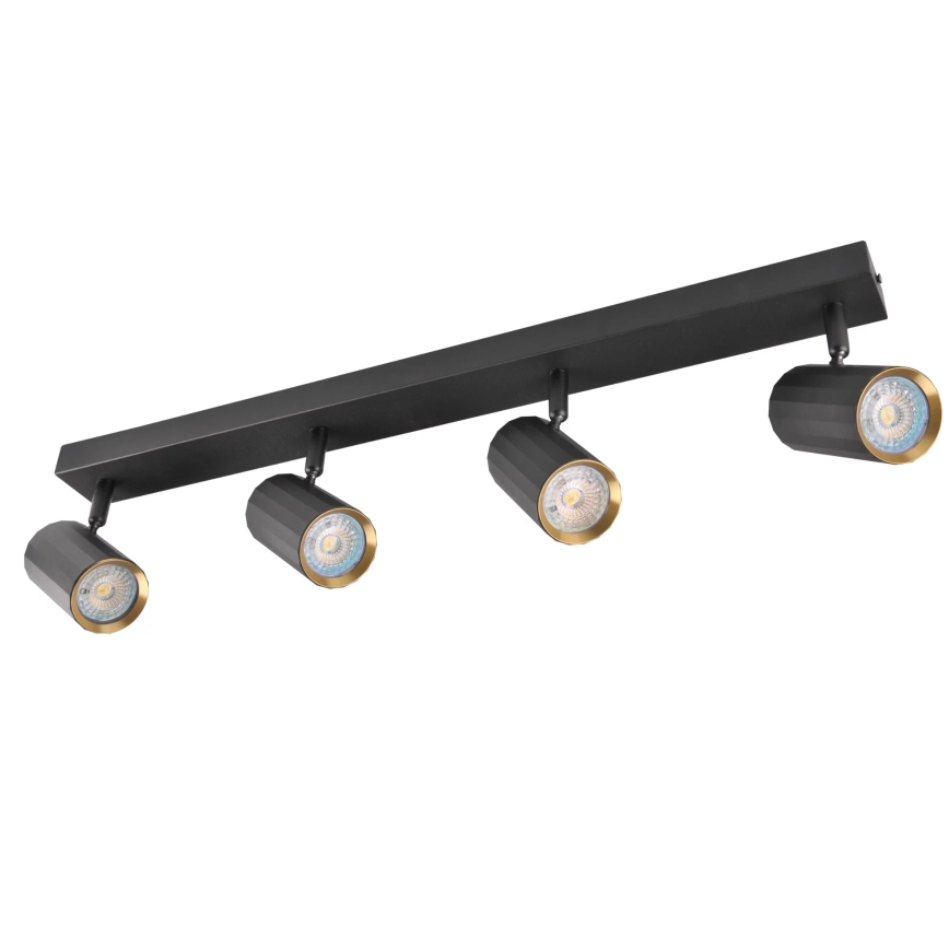 Foco NICEA 4xGU10/10W/230V preto