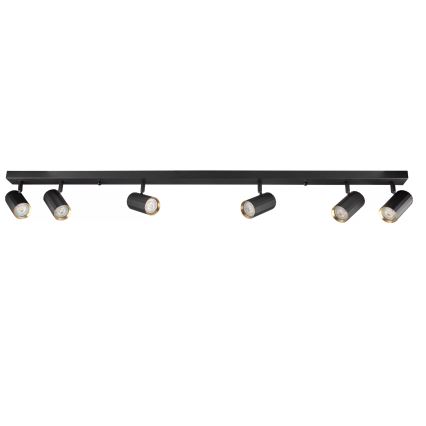 Foco NICEA 6xGU10/10W/230V preto