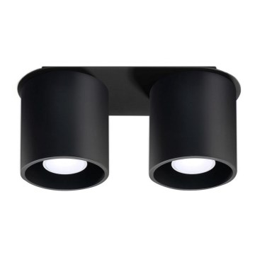 Foco ORBIS 2 2xGU10/40W/230V preto