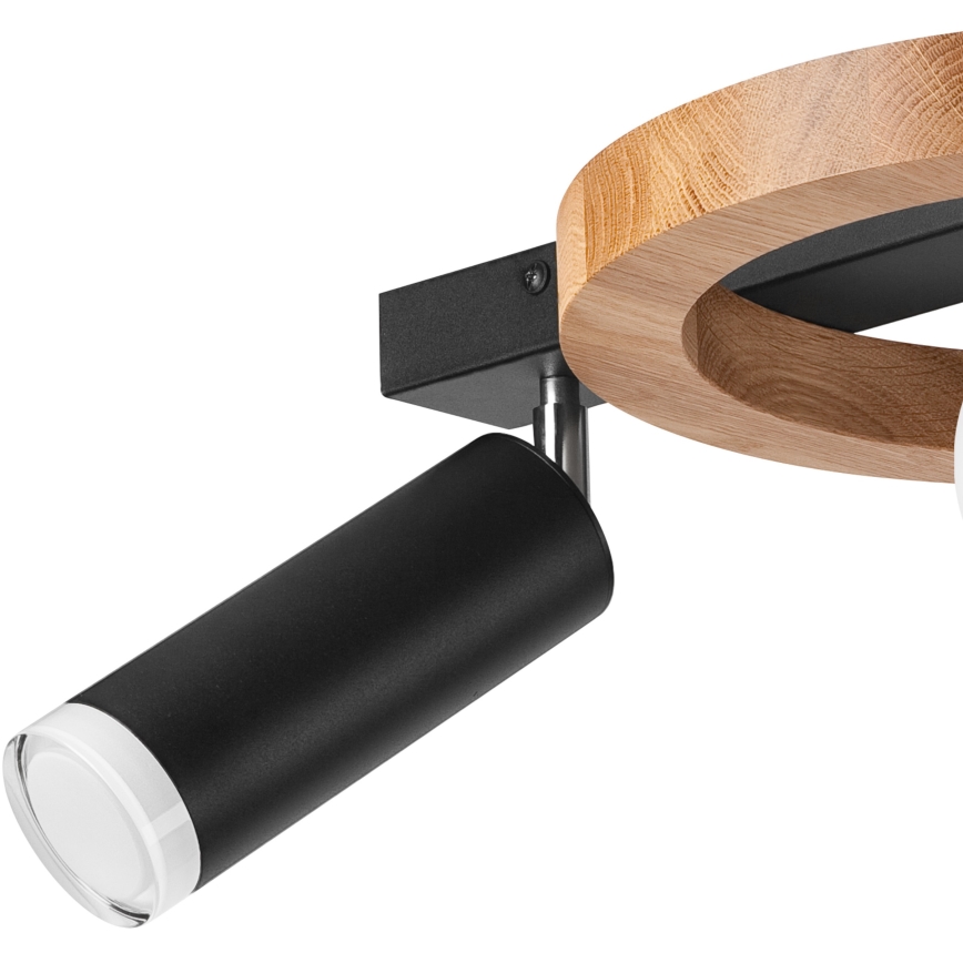 Foco OTIS 1xG9/5W/230V + 2xE27/15W/230V carvalho