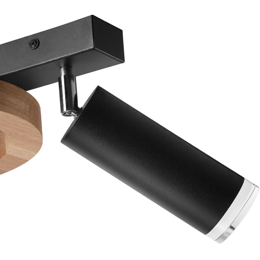 Foco OTIS 1xG9/5W/230V + 2xE27/15W/230V carvalho