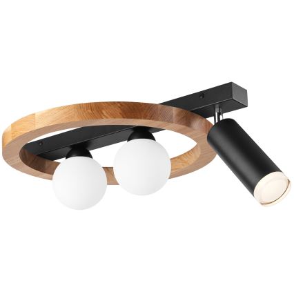 Foco OTIS 2xG9/5W/230V + 1xE27/15W/230V carvalho