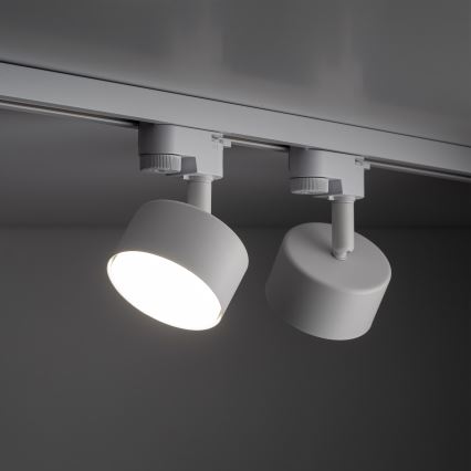 Foco para sistema de carris monofásico AVIA 1xGX53/15W/230V branco