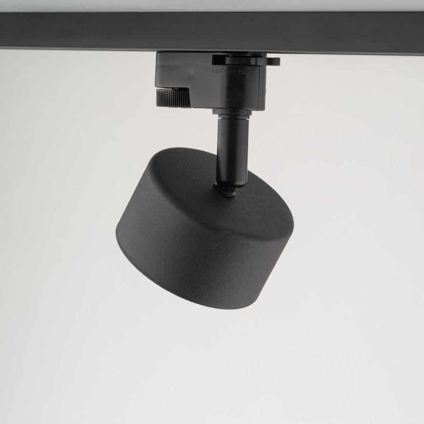 Foco para sistema de carris monofásico AVIA 1xGX53/15W/230V preto