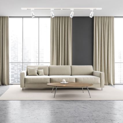 Foco para sistema de carril FLOR 1xGU10/8W/230V branco