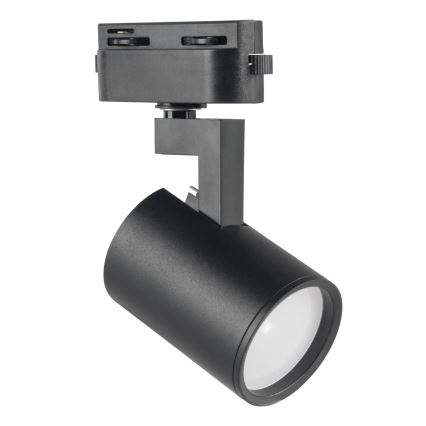 Foco para sistema de carril LYNX 4xGU10/10W/230V + 2 x 75 cm sistema ferroviário preto