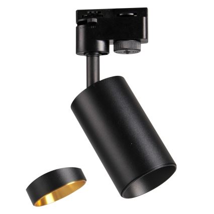 Foco para sistema de carril MARIBEL 1xGU10/10W/230V preto