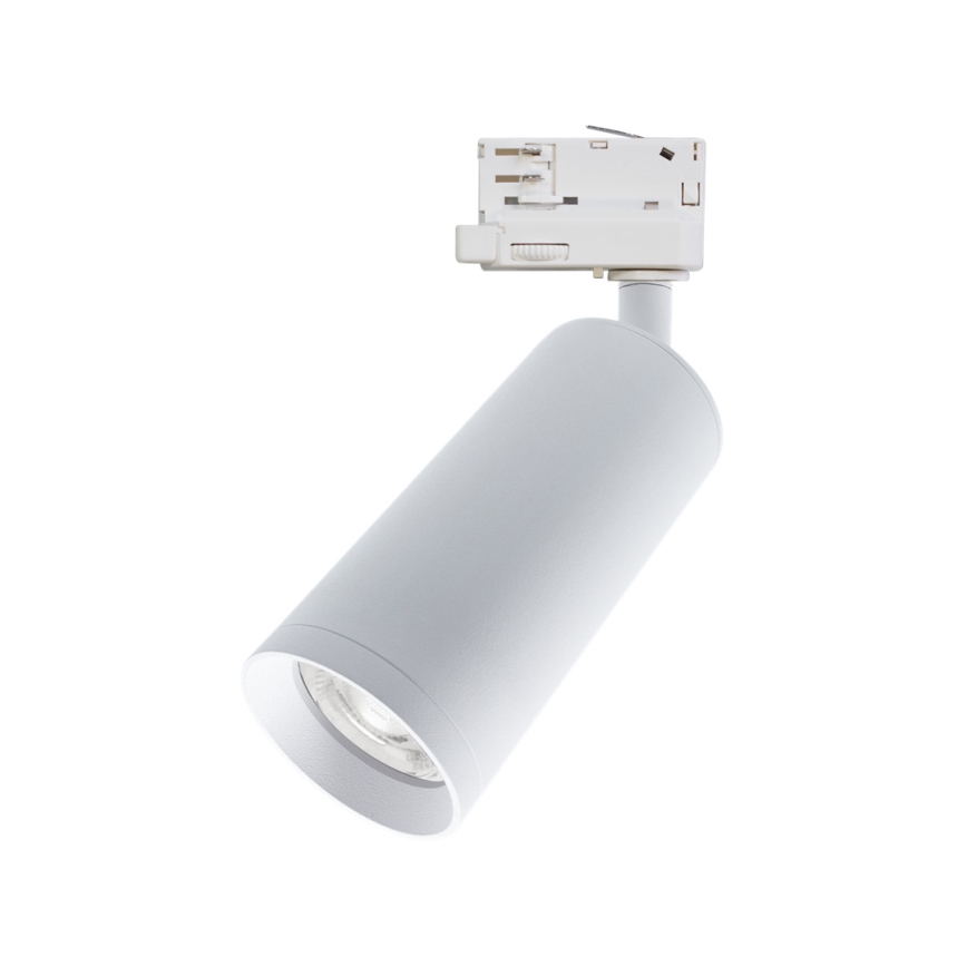 Foco para sistema de carril MICA 1xGU10/25W/230V trifásico branco
