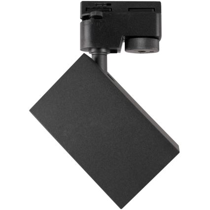 Foco para sistema de carril SQUARE 1xGU10/10W/230V preto