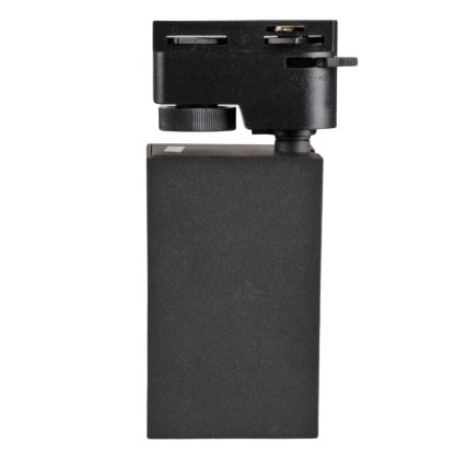 Foco para sistema de carril SQUARE 1xGU10/10W/230V preto