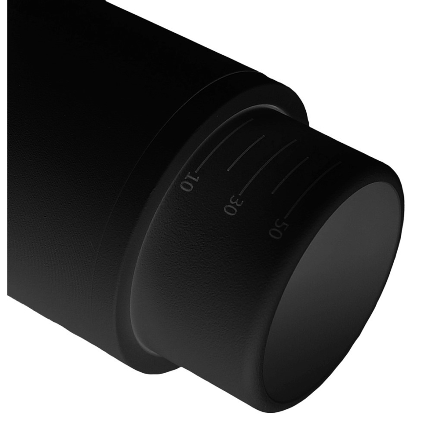 Foco para sistema de carril trifásico MICA 1xGU10/25W/230V preto