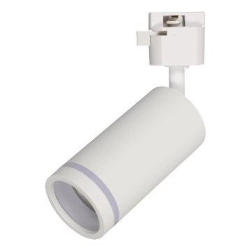 Foco para sistema de carris monofásico JET RING 1xGU10/10W/230V branco
