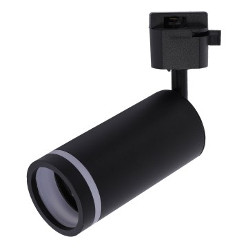 Foco para sistema de carris monofásico JET RING 1xGU10/10W/230V preto