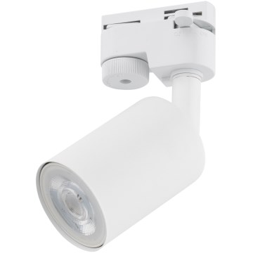 Foco para sistema de carris monofásico TOP 1xGU10/10W/230V branco