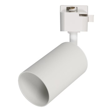 Foco para sistema de carris monofásico TRACER 1xGU10/10W/230V branco