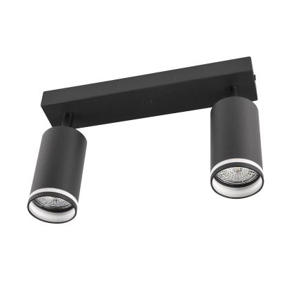 Foco PARIS 2xGU10/10W/230V preto