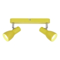 Foco PICARDO 2xE14/40W/230V amarelo