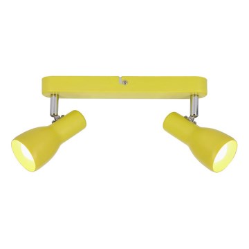 Foco PICARDO 2xE14/40W/230V amarelo