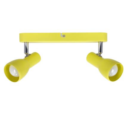 Foco PICARDO 2xE14/40W/230V amarelo