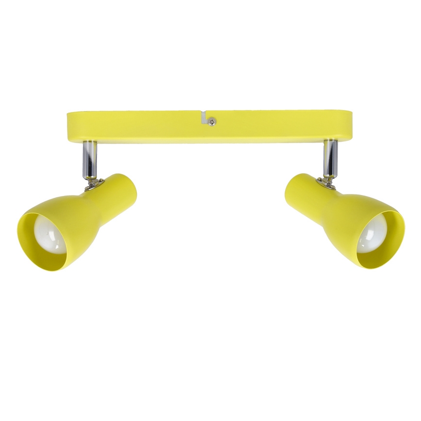 Foco PICARDO 2xE14/40W/230V amarelo