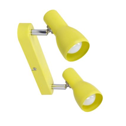 Foco PICARDO 2xE14/40W/230V amarelo
