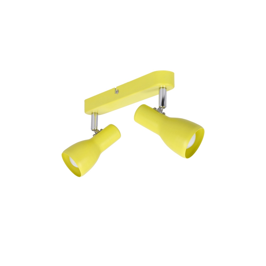 Foco PICARDO 2xE14/40W/230V amarelo