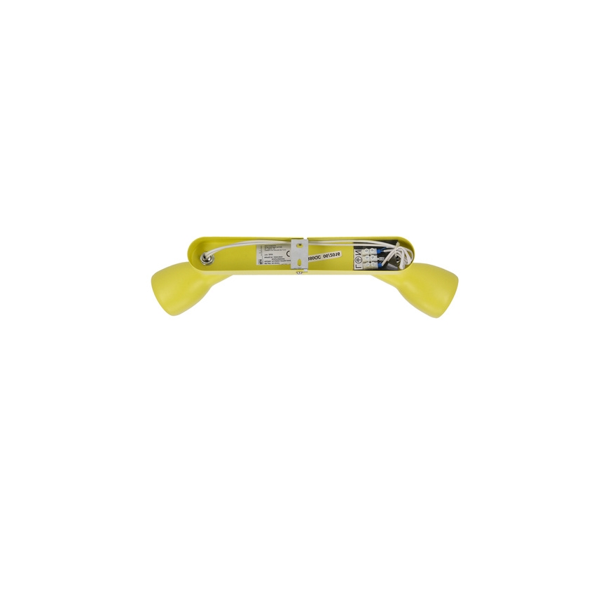 Foco PICARDO 2xE14/40W/230V amarelo