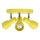 Foco PICARDO 3xE14/40W/230V amarelo