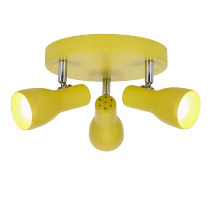 Foco PICARDO 3xE14/40W/230V amarelo