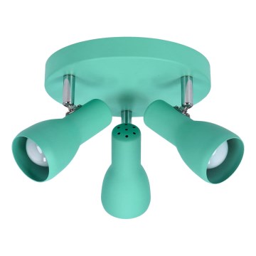 Foco PICARDO 3xE14/40W/230V turquesa