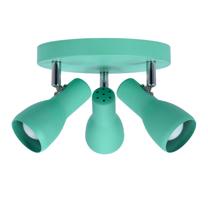 Foco PICARDO 3xE14/40W/230V turquesa