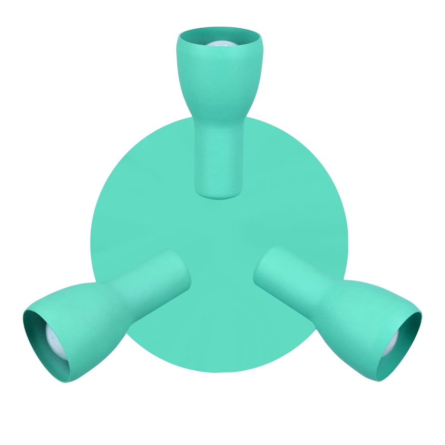 Foco PICARDO 3xE14/40W/230V turquesa