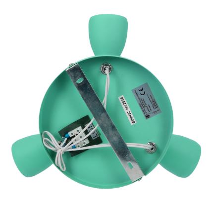 Foco PICARDO 3xE14/40W/230V turquesa