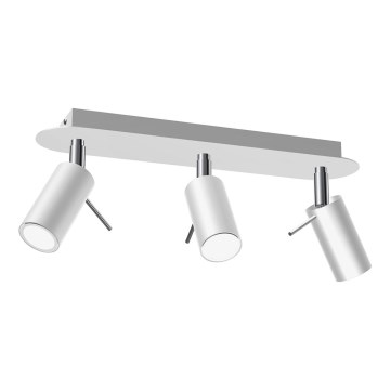 Foco PRESTON 3xGU10/40W/230V branco