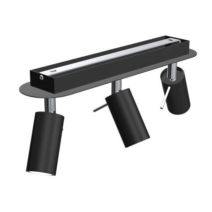 Foco PRESTON 3xGU10/40W/230V preto