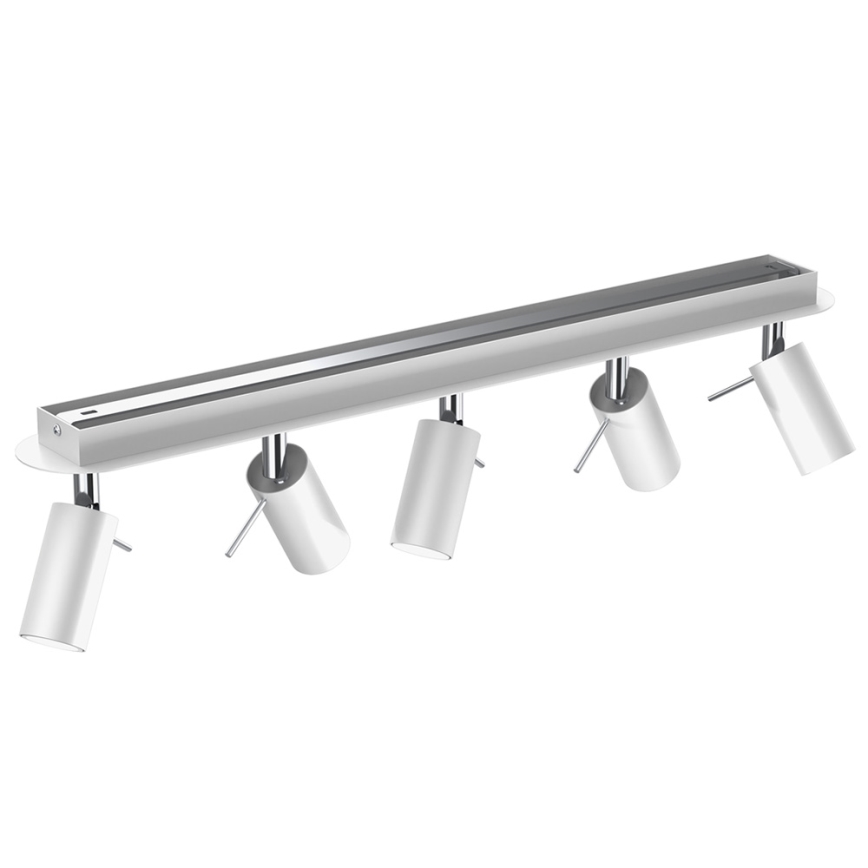 Foco PRESTON 5xGU10/40W/230V branco/cromado