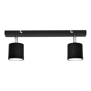 Foco PUNTA 2xGX53/10W/230V preto