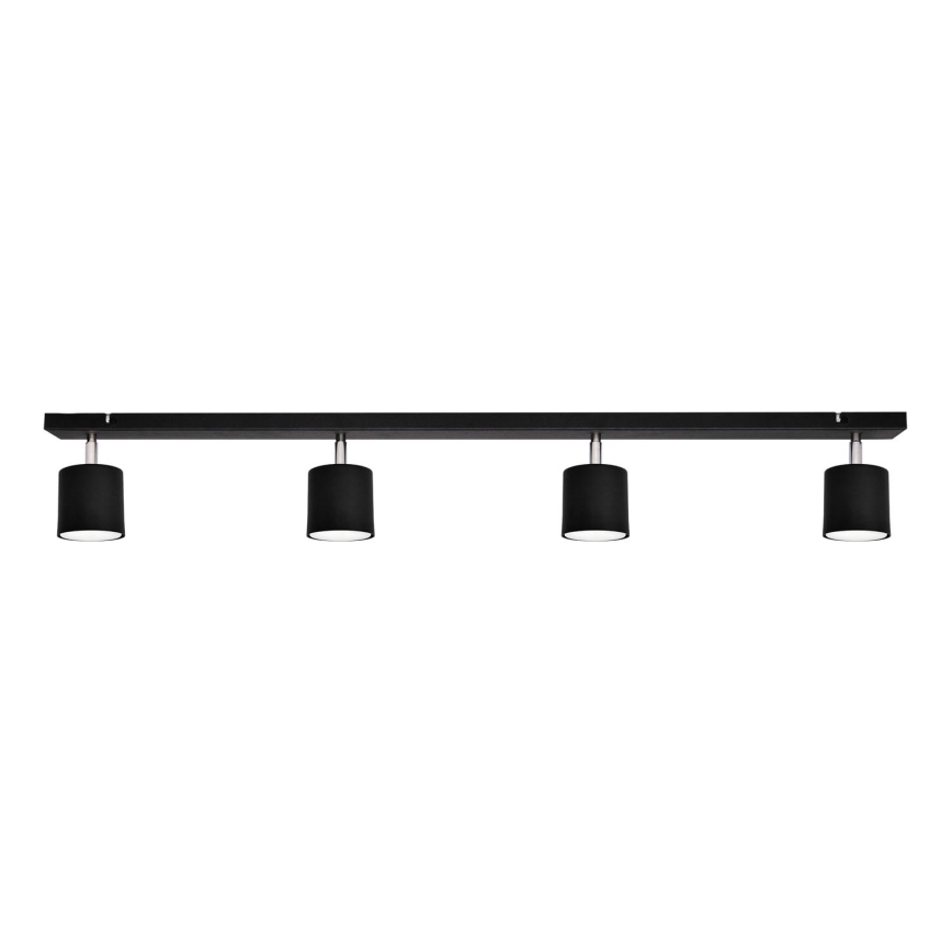 Foco PUNTA 4xGX53/10W/230V preto