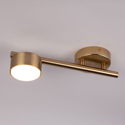 Foco PUNTO 1xGX53/12W/230V dourado