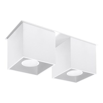 Foco QUAD 2 2xGU10/40W/230V branco