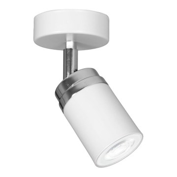 Foco RENO 1xGU10/8W/230V branco/cromado brilhante